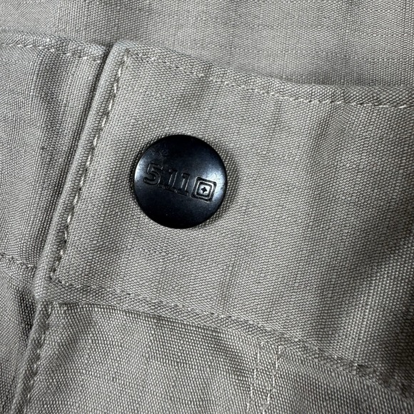 5.11 Tactical Cotton Khaki Pants Ripstop Cargo Mens 44x30 Tan Beige - Picture 6 of 16